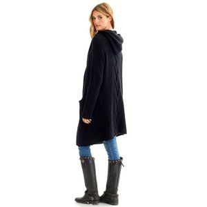 NakedCashmere Braided Estelle Hooded Cardigan